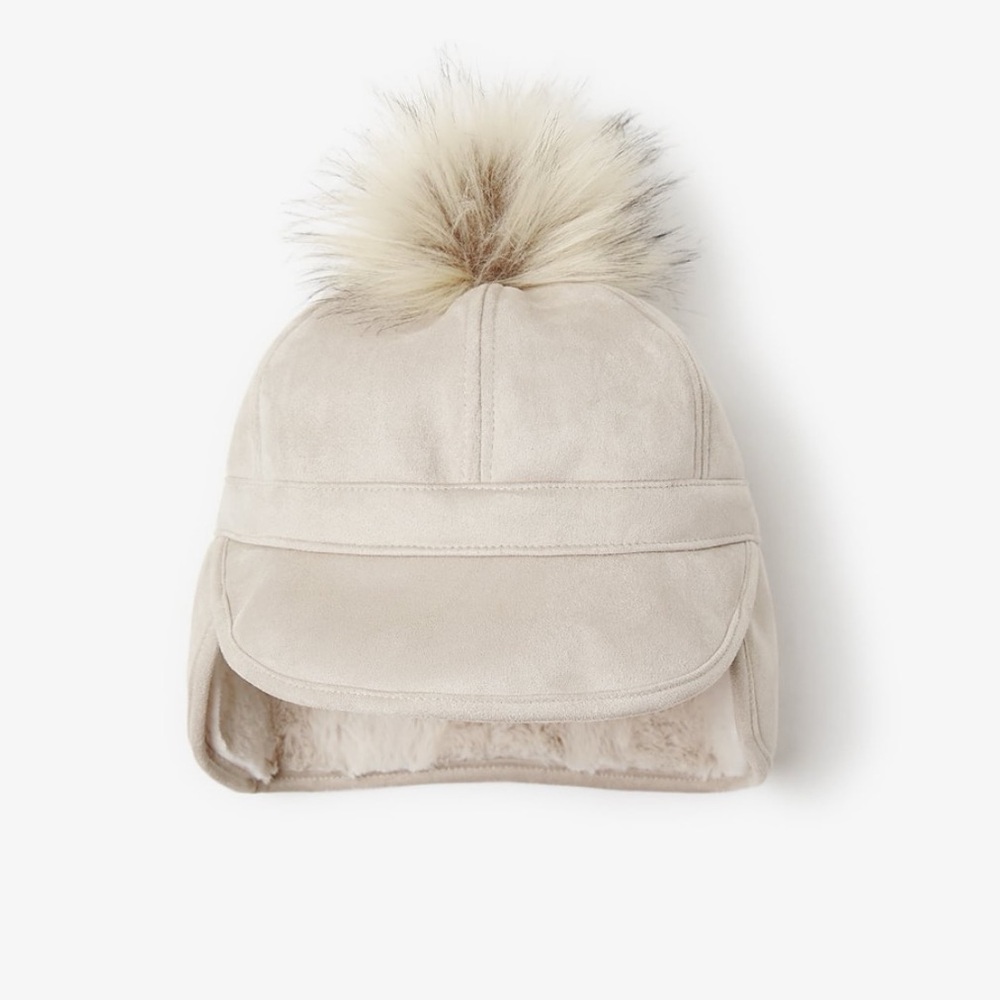 Zara Kids Matching Pompom Hat - Size Medium- NWT